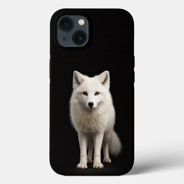 Black 4 Luxe iPhone 13, Raposa Ártica Marfim (Verso)