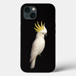 Black 4 Luxe iPhone 13, Sulphur Crested Cockatoo