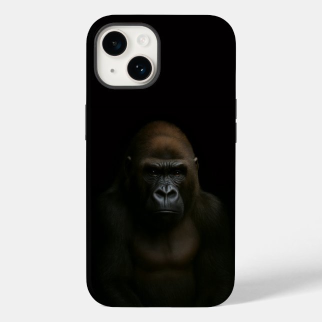 Black 4 Luxe iPhone 14 Case-Mate, Gorilla (Verso)