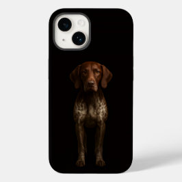 Black 4 Luxe iPhone 14 Mate, German Pointer Dog