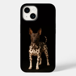 Black 4 Luxe iPhone 14 Mate, Hairless Terrier