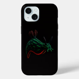Black 4 Luxe iPhone 15 Mate, Neon Sea Slug