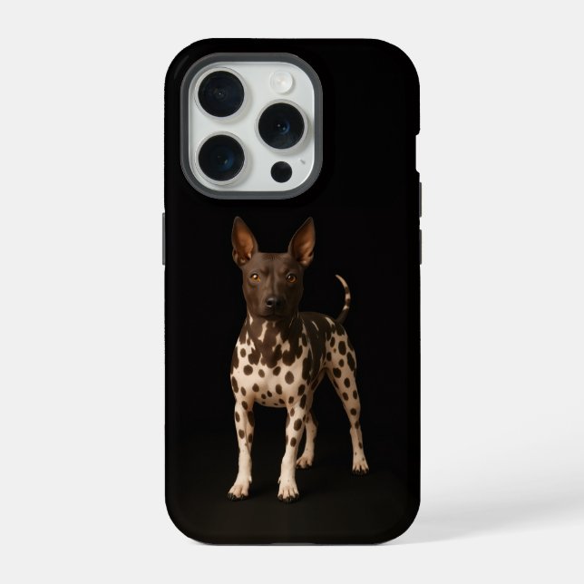 Black 4 Luxe iPhone 15 Pro Mate Terrier sem Pelo (Verso)
