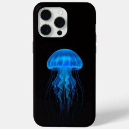 Black 4 Luxe iPhone 15 Pro Max, Blue Jellyfish