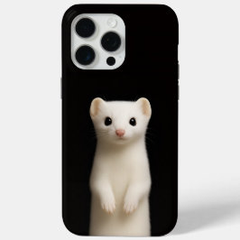 Black 4 Luxe iPhone 15 Pro Max, Stylish Ermine