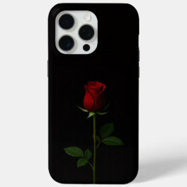 Black 4 Luxe iPhone 15 Pro Max, Velvet Red Rose