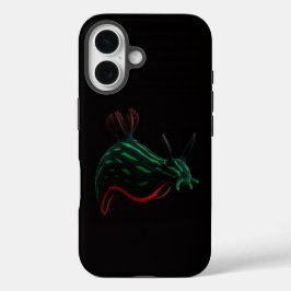 Black 4 Luxe iPhone 16 Case-Mate, Neon Sea Slug