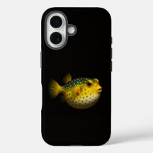 Black 4 Luxe iPhone 16 Mate, Peixe-Porca Amarelo