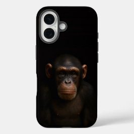 Black 4 Luxe iPhone 16 Mate, Serene Chimpanzee
