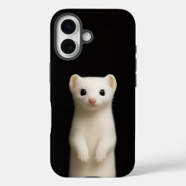 Black 4 Luxe iPhone 16 Mate, Stylish Ermine