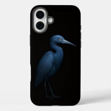 Black 4 Luxe iPhone 16 Plus, Garça Azul Pequena