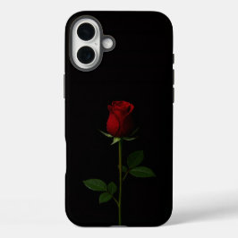Black 4 Luxe iPhone 16 Plus, Velvet Red Rose