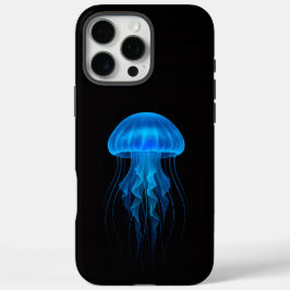 Black 4 Luxe iPhone 16 Pro Max, Blue Jellyfish