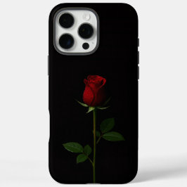 Black 4 Luxe iPhone 16 Pro Max, Velvet Red Rose