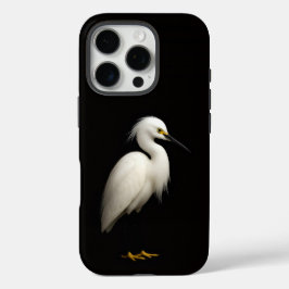 Black 4 Luxe iPhone 16 Pro, Snowy Egret