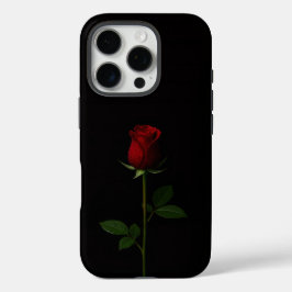 Black 4 Luxe iPhone 16 Pro, Velvet Red Rose