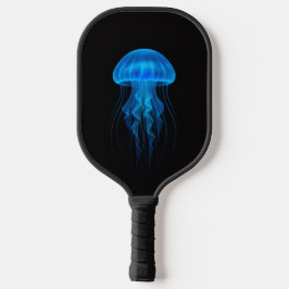 Black 4 Luxe Pickleball Paddle, Blue Jellyfish