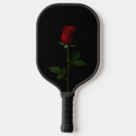 Black 4 Luxe Pickleball Paddle, Velvet Red Rose