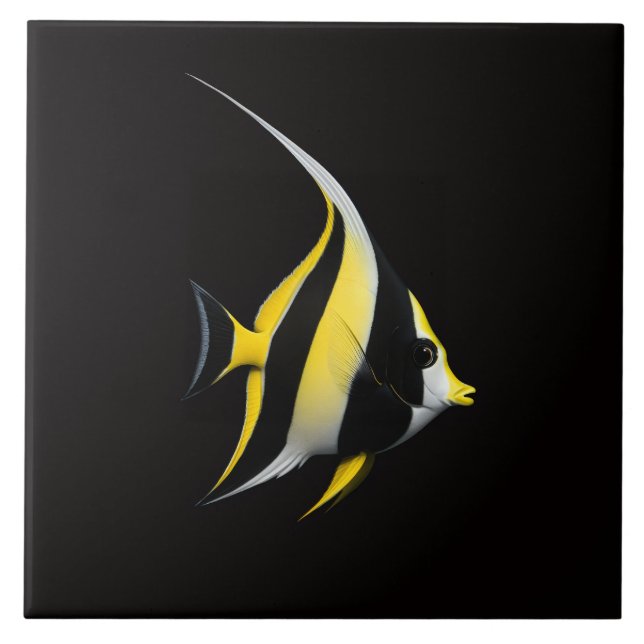 Black 4 Luxe Tile with Moorish Idol (Frente)