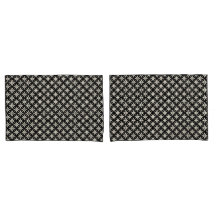 Black and Beige Pillowcase