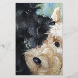 Black and whaten Scottish territ art