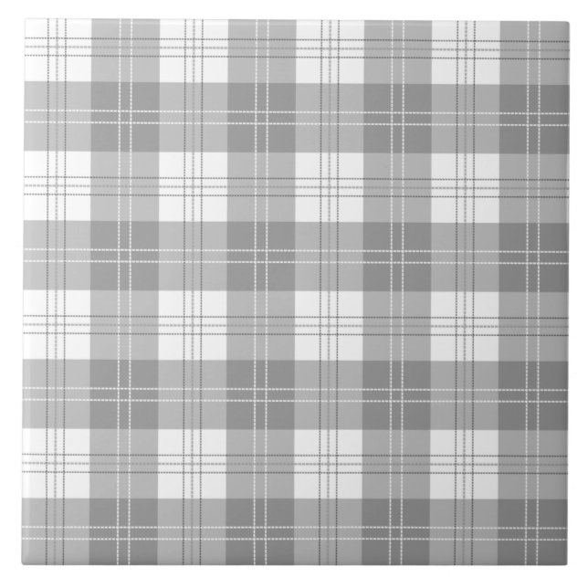 Black and White Buffalo Plaid (Frente)
