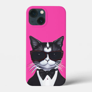 Black and White Cat in a Tuxedo and Arco Tie