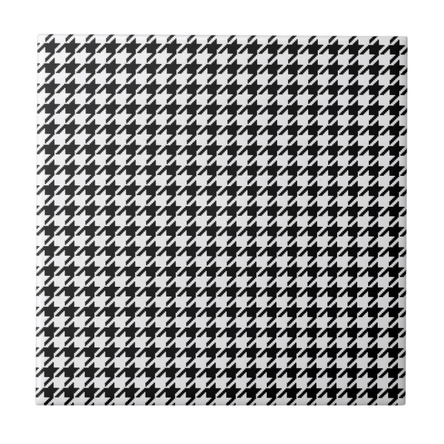 Black and White Houndstooth by Shirley Taylor (Frente)