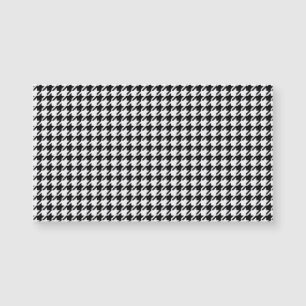 Black and White Houndstooth by Shirley Taylor