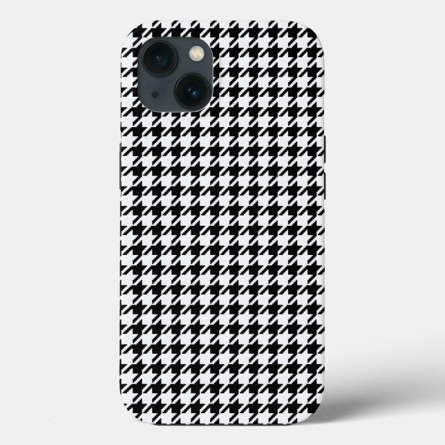 Black and White Houndstooth by Shirley Taylor (Verso)
