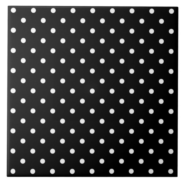 Black and white Polka Dots (Frente)