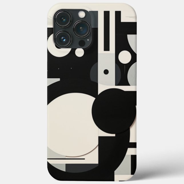 Black and White Retro Iphone case (Verso)