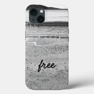 Black and White Sand Beach Case-Mate iPhone Case