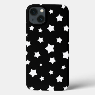 Black and white stars pattern