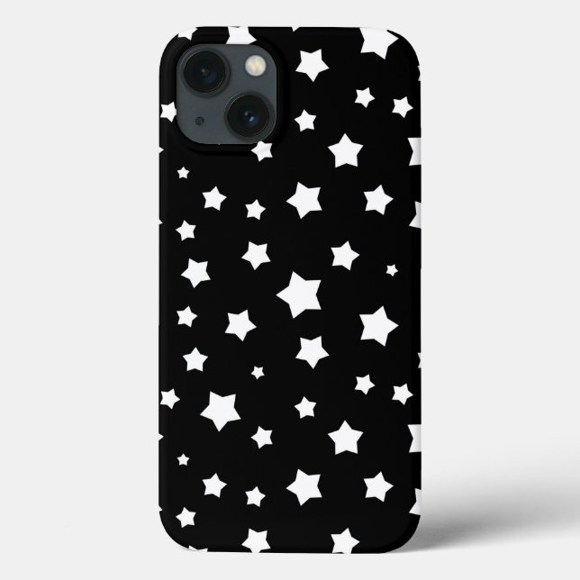 Black and white stars pattern (Verso)