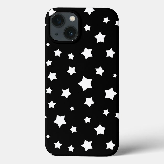 Black and white stars pattern (Verso)