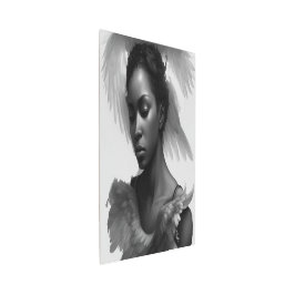 Black Angel Metal Wall Art