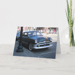 "Black Antique Stillwater Car" Cartão de Melhoras