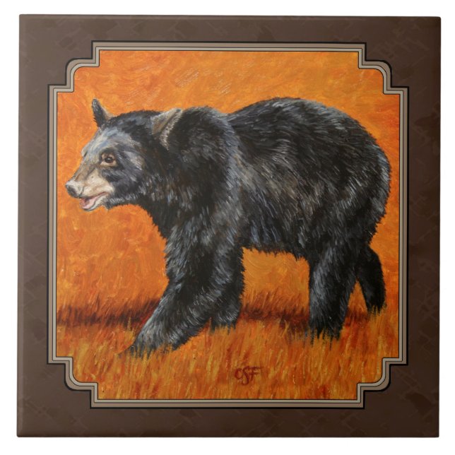 Black Bear Autumn Earth Brown (Frente)
