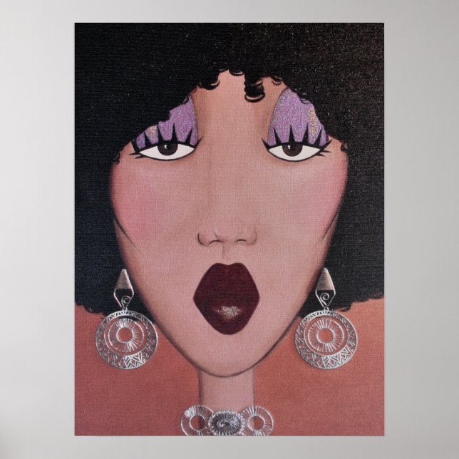 "Black Beauty Diva" Poster (Frente)