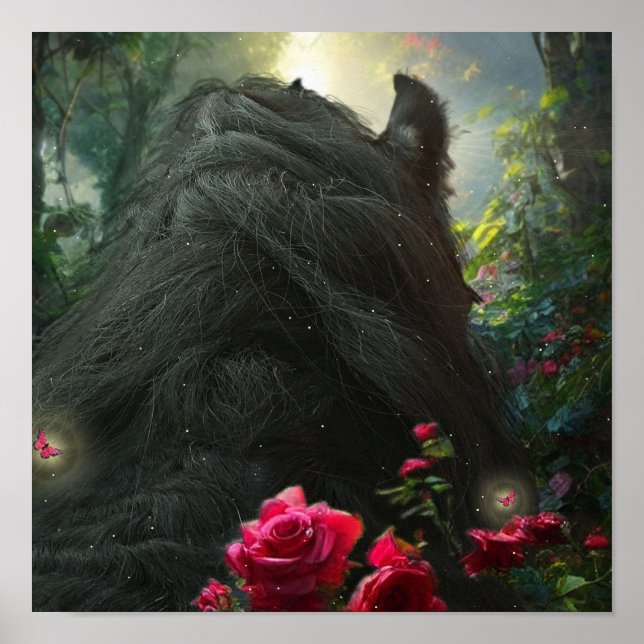 Black Beauty Friesian Horse - Poster (Frente)