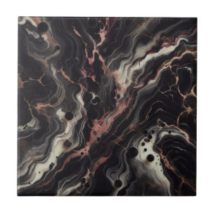 Black Burgundy Marble Stone para Elegante