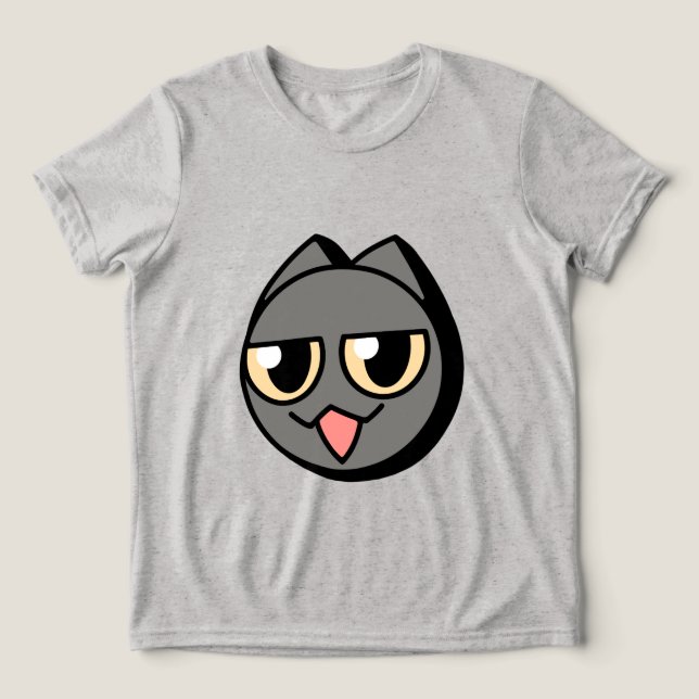 Black Cartoon Cat (Design frontal)