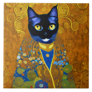 Black Cat in a Burnoose