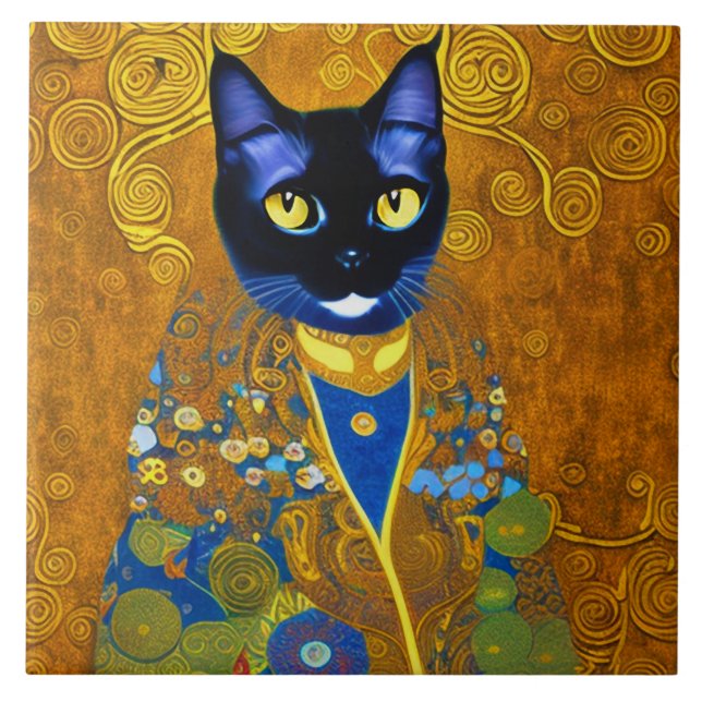 Black Cat in a Burnoose (Frente)