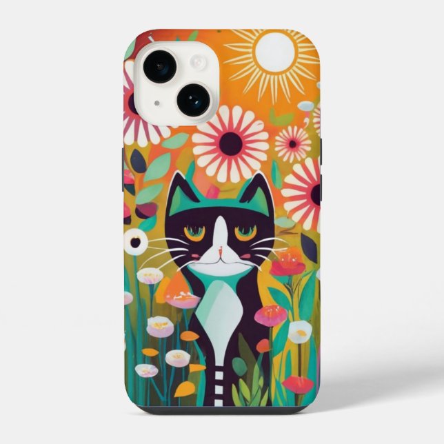 Black Cat in The Garden (Verso)
