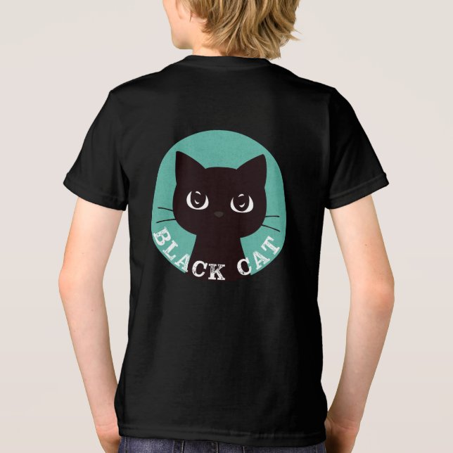 BLACK CAT | Minimalist Modern Pop Black Cat (Verso)