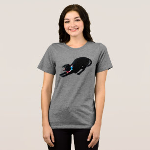 Black Cat - Vintage Japonês Art Tee