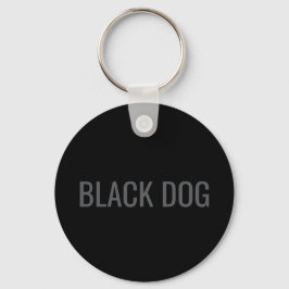 Black Dog - Chaveiro de Tipografia