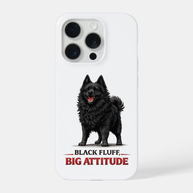 Black Fluff, Big Attitude Schipperke (Verso)